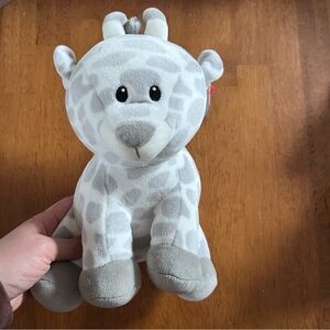 TY Baby Gracie Giraffe Gray 9” Plush Toy